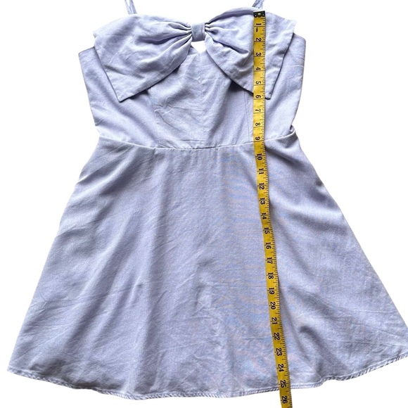 Altar'd State Lilac Purple Arlet Bow Dress - M - Romantic - Picture 11 of 11